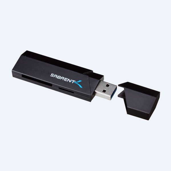 Lector de Memorias Externo Sabrent CR-UMSS, 2 Puertos USB 3.0