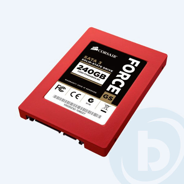 CSSD-F240GBGS-BK - Disco Duro de Estado S&oacute;lido Corsair GS, 240GB, 6GB SSD, 2.5'', SATA 3, para Windows/MAC, con Adaptador para 3.5''