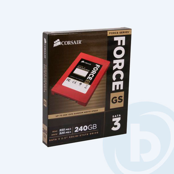 CSSD-F240GBGS-BK - Disco Duro de Estado S&oacute;lido Corsair GS, 240GB, 6GB SSD, 2.5'', SATA 3, para Windows/MAC, con Adaptador para 3.5''