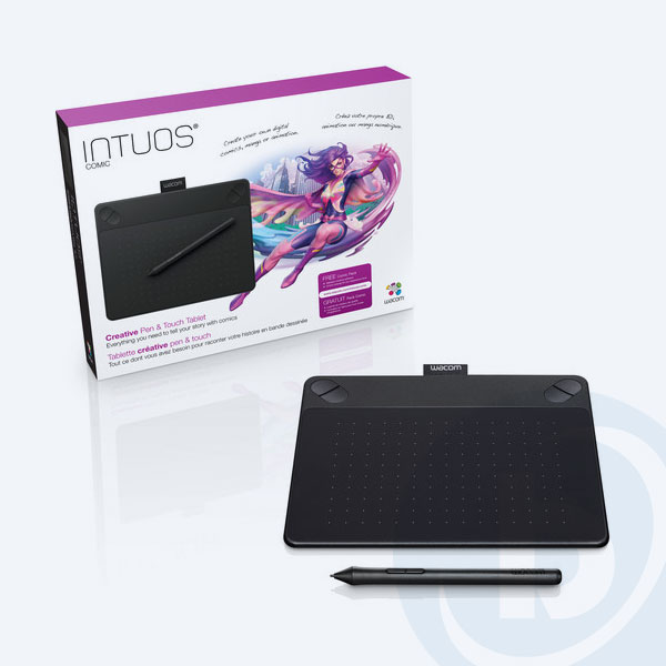 CTH490CK - Tablet Wacom Intuos Comic, Pen & Touch, Peque&ntilde;a