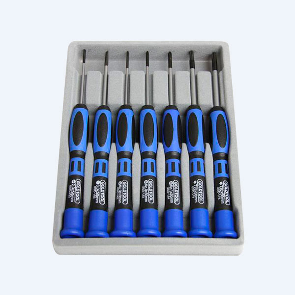 Kit de Destornilladores de Precisión, 7 piezas, Torx Phillips Plano