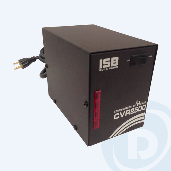 CVR-2500 EE - Compensador de Voltaje Sola Basic ISB, 2500VA, 1500W