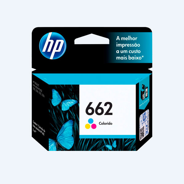 Cartucho HP 662, Tricolor, Rendimiento Estándar