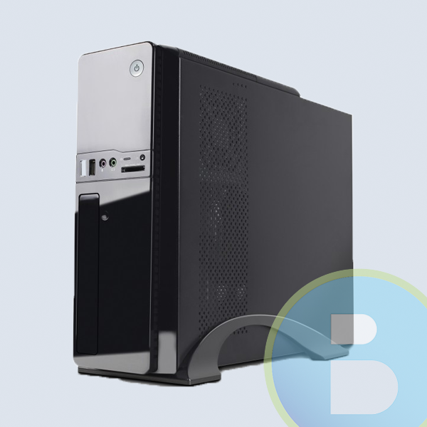 Gabinete Acteck Sion, Micro-ATX/Mini-ATX/Mini-ITX, USB 2.0/3.0, con Fuente de 500W, Negro/Plata