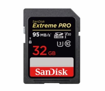Memoria Flash Sandisk Extreme Pro, 32GB SDHC UHS-I Clase 10