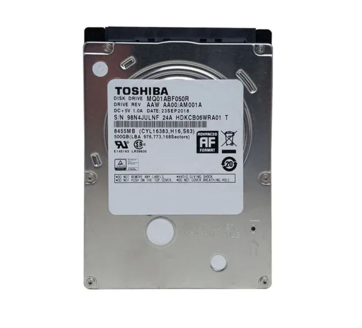 Disco Duro Laptop 500gb Toshiba 2.5 5400rpm 7mm