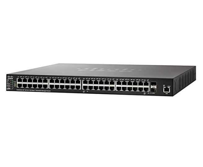 Switch Cisco Gigabit Ethernet SG350XG-48T, 48 Puertos 10/100/1000Mbps + Puertos SFP+, 960 Gbit/s, 64.000 Entradas - Gestionado, Bodega 15