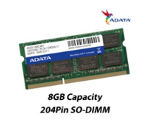 MEMORIA ADATA SODIMM DDR3L 8GB PC3L-12800 1600MHZ CL11 204PIN 1.35V P/LAPTOP
