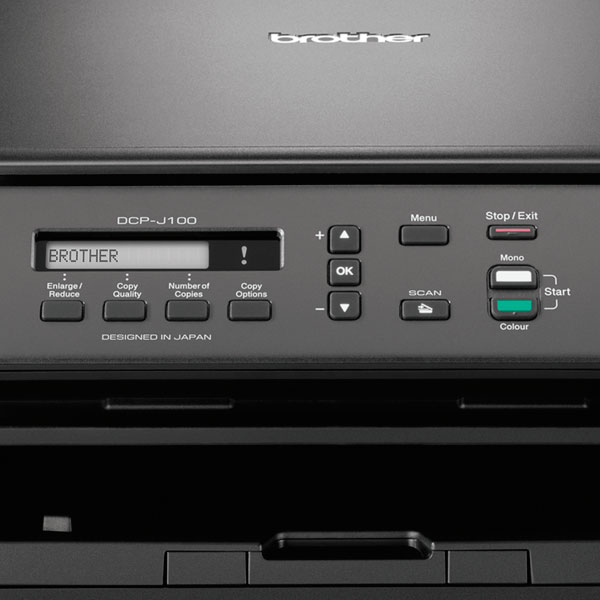 DCPJ100 - Multifuncional Brother InkBenefit DCPJ100, 27ppm Negro, 10ppm Color. USB/WiFi.