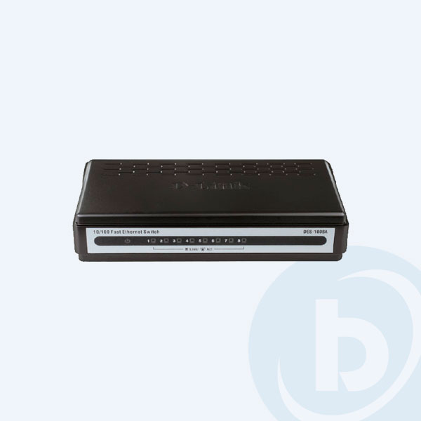 DES-1008A - Switch D-Link DES-1008A, 8 Puertos 10/100