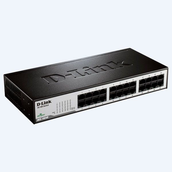 Switch D-Link DES-1024D, 24 Puertos 10/100 Mbps,