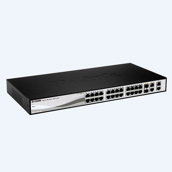 Switch D-Link DES-1210-28, 24 Puertos 10/100Mbps, PoE