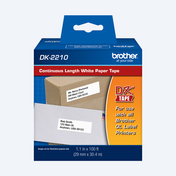 Rollo de papel Brother, Térmico, 28.96mm, 30.48 Metros