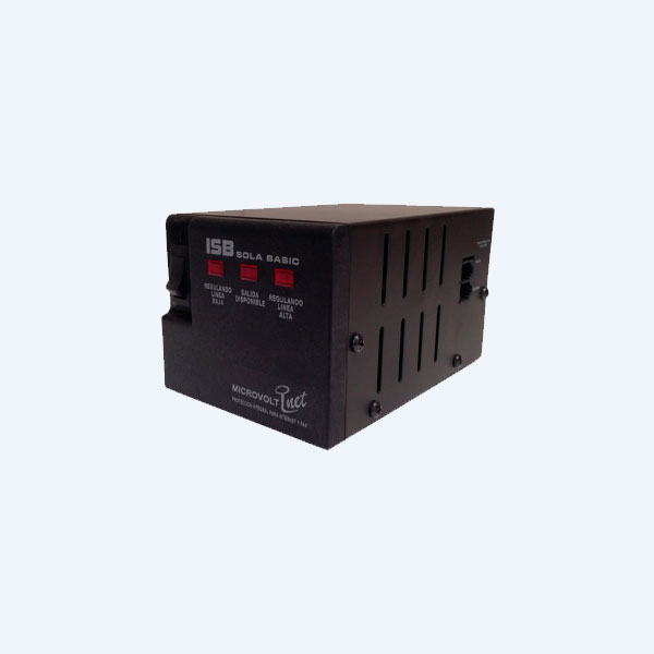 Regulador Sola Basic Microvolt, 1200VA, 1200W, 4 Contactos