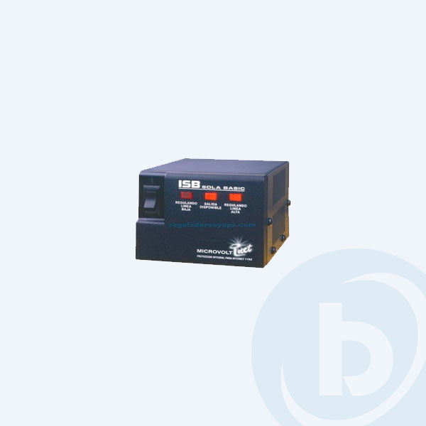 DN-21-122 - Regulador Sola Basic Microvolt, 1200VA, 1200W, 4 Contactos