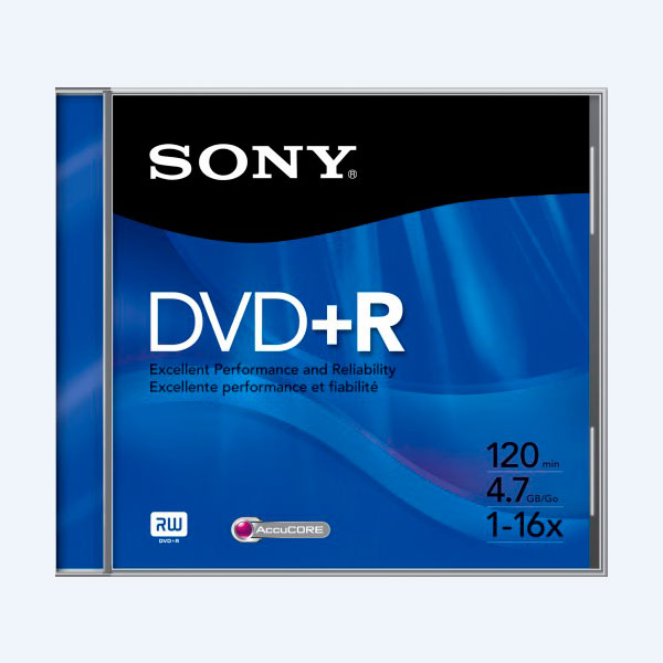 DVD+R Sony DPR47, 120 min, 4.7GB,  1-16X, Individual