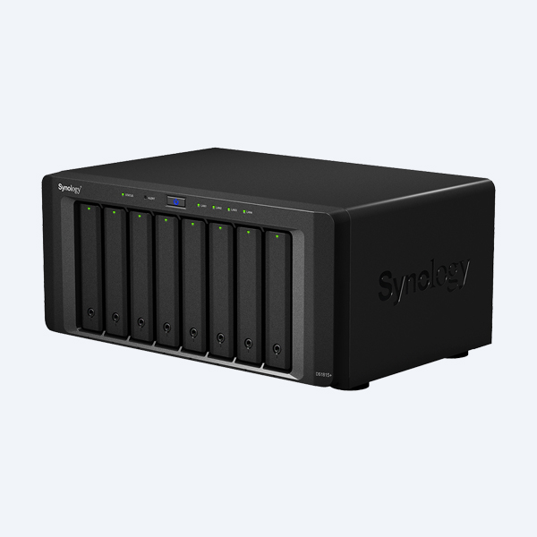 Servidor de almacenamiento NAS Synology DS1815+, 8 Bahías, USB/LAN/SATA, Rack