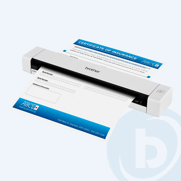 DS620 - Esc&aacute;ner Brother DSmobile 620, 8 ppm, USB, 600x600 dpi, D&uacute;plex