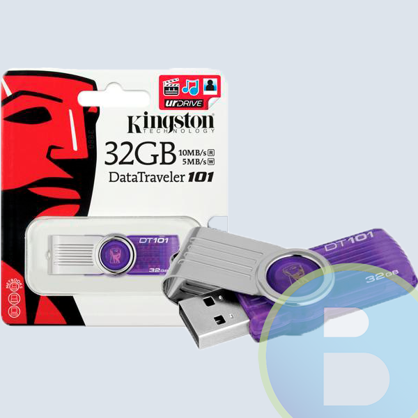 Memoria KINGSTON, 32GB, USB 2.0, Morado