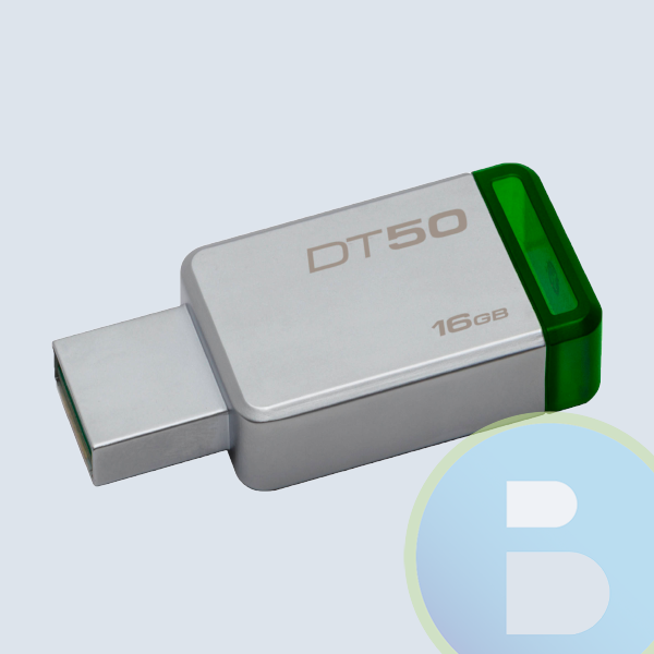 DT50/16GB - Memoria USB 3.0 KINGSTON, 16GB, USB 3.0, Verde