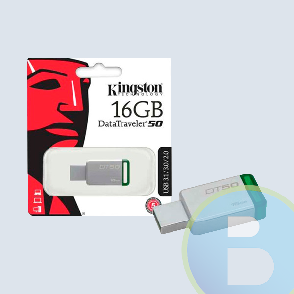 Memoria USB 3.0 KINGSTON, 16GB, USB 3.0, Verde