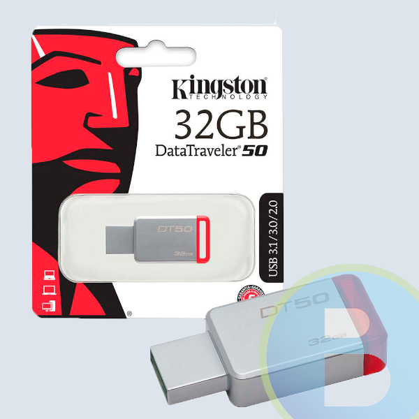 Memoria USB 3.0 KINGSTON, 32GB, USB 3.0, Rojo