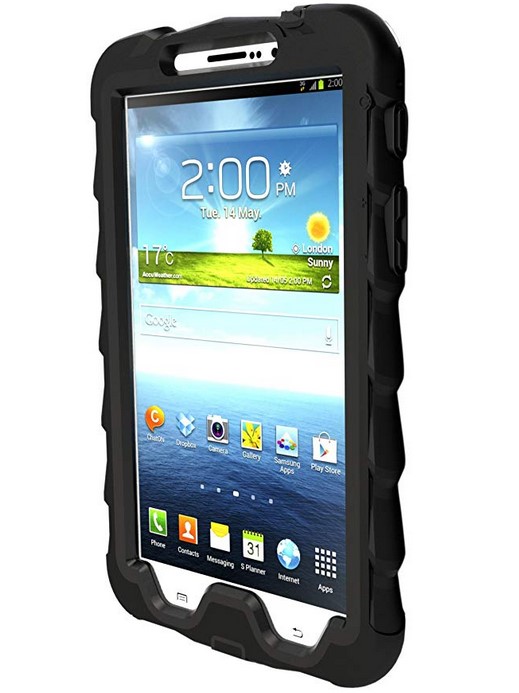 DT7-SAM3-BLK - Gumdrop Cases Drop Tech - Funda reforzada para tableta, Negro/Negro, Samsung Galaxy Tab 3 de 7"