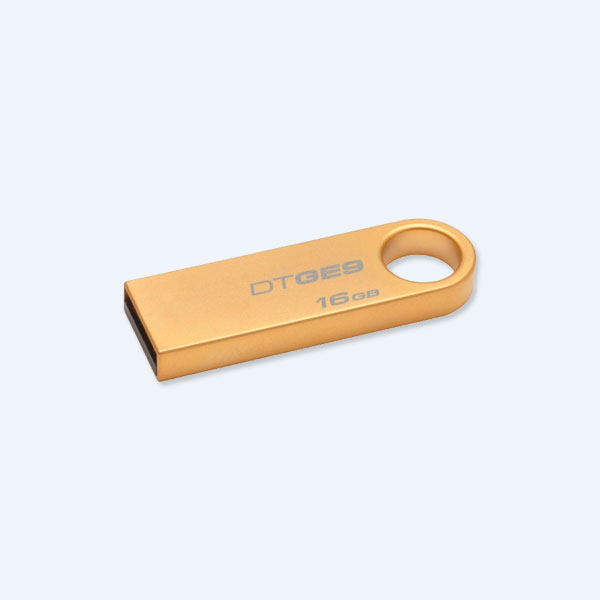 Memoria USB 2.0 Kingston, 16GB, Dorado