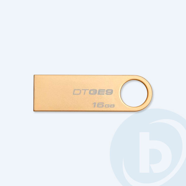 DTGE9/16GBZ - Memoria USB 2.0 Kingston, 16GB, Dorado