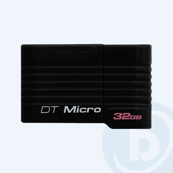 DTMCK/32GB - Memoria USB Kingston DataTraveler Micro Black, 32GB, Negro
