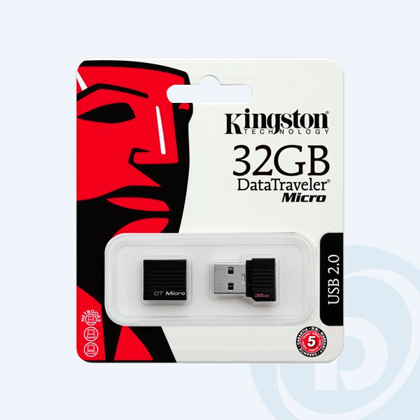 DTMCK/32GB - Memoria USB Kingston DataTraveler Micro Black, 32GB, Negro
