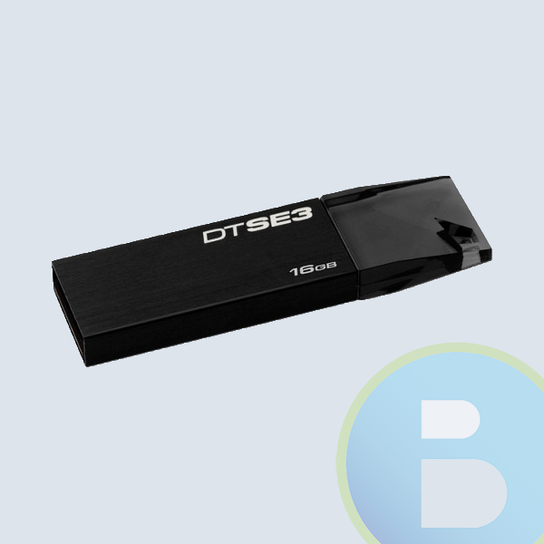 Memoria USB Kingston 16gb, USB 2.0, SE3, Black jack