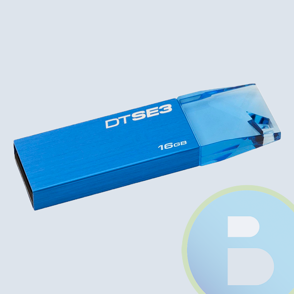 Memoria USB Kingston DataTraveler SE3, 16GB, USB 2.0, Azul