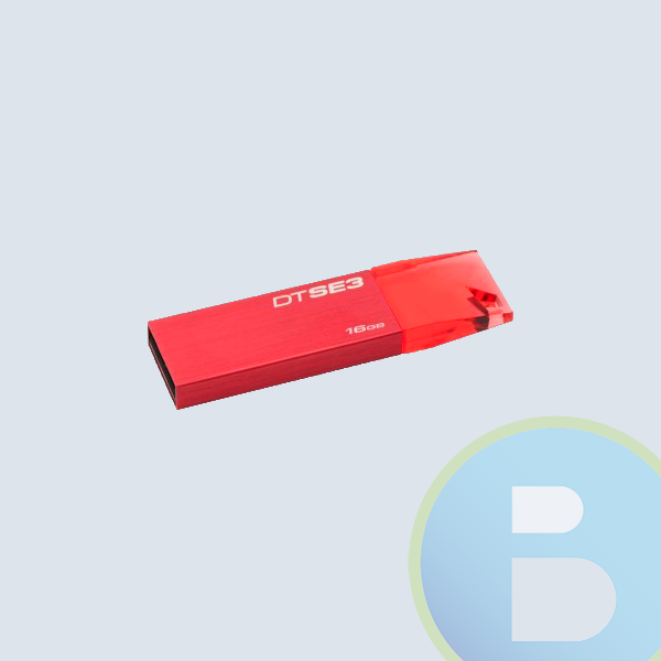 Memoria USB Kingston DataTraveler SE3, 16GB, USB 2.0, Rojo