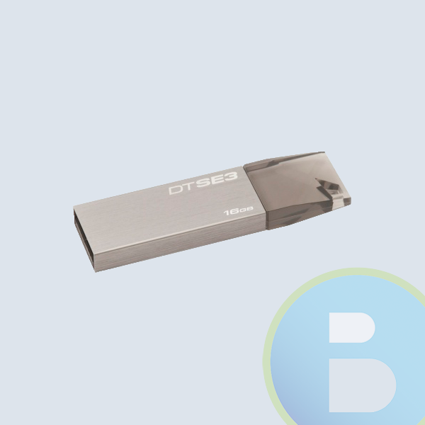 Memoria USB Kingston DataTraveler SE3, 16GB, USB 2.0, Gris