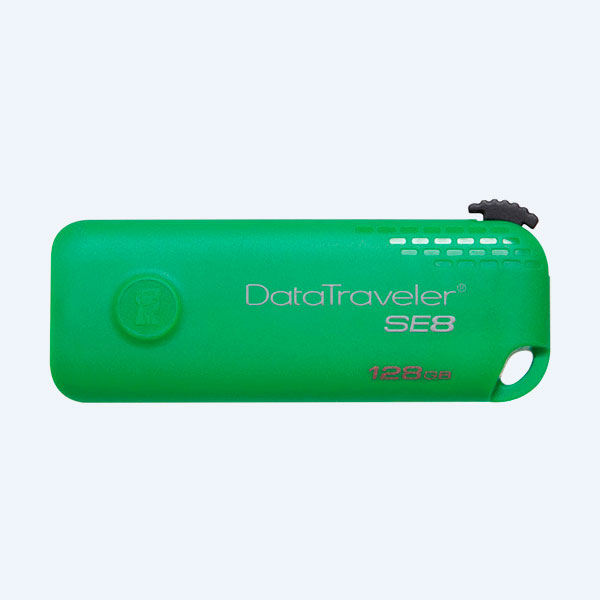 Memoria USB Kingston DataTraveler SE8, 128GB, Verde
