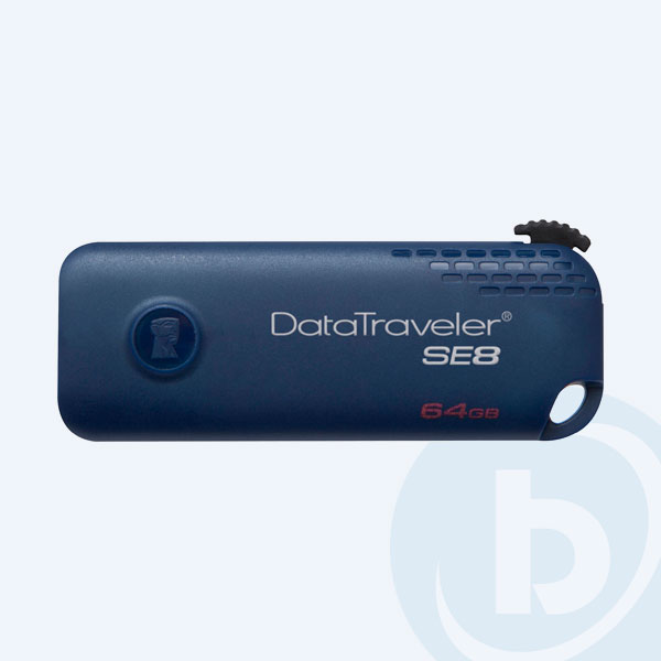 DTSE8/64GB - Memoria USB 2.0 Kingston DataTraveler SE8, 64GB, Azul