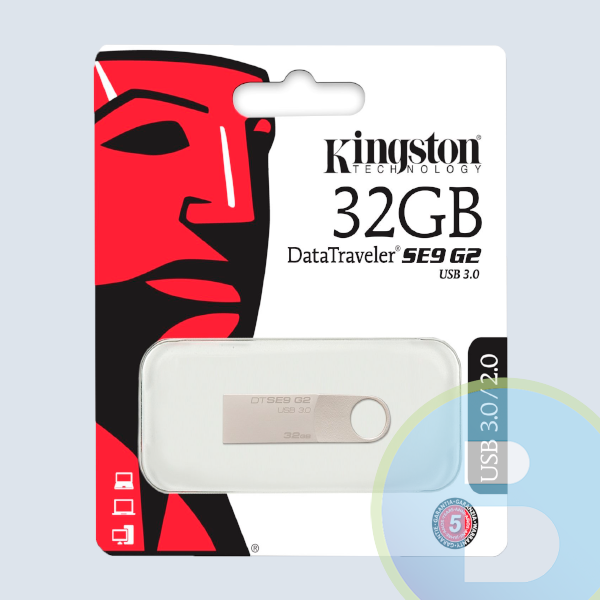 MEMORIA USB 3.0 KINGSTON, 32GB, USB 3.0, Gris