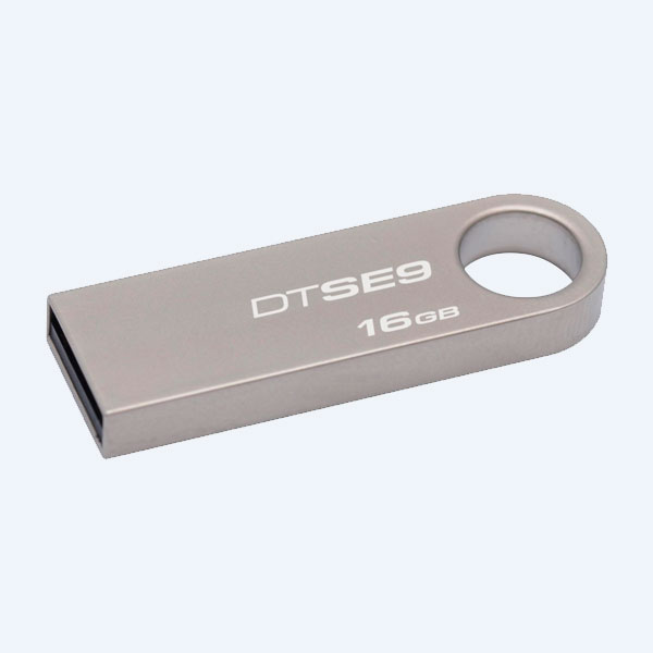 Memoria USB Kingston DataTraveler SE9, 16GB, plata