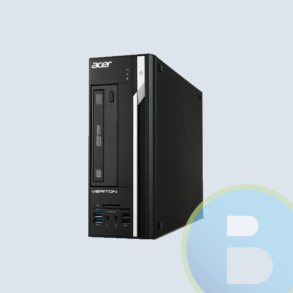 Computadora Kit Acer Veriton X2640G-MI11, Intel Celeron G3930 ,Ram 4GB, 500GB DD, DVD SM,  Windows 10 Pro, + Teclado/Mouse