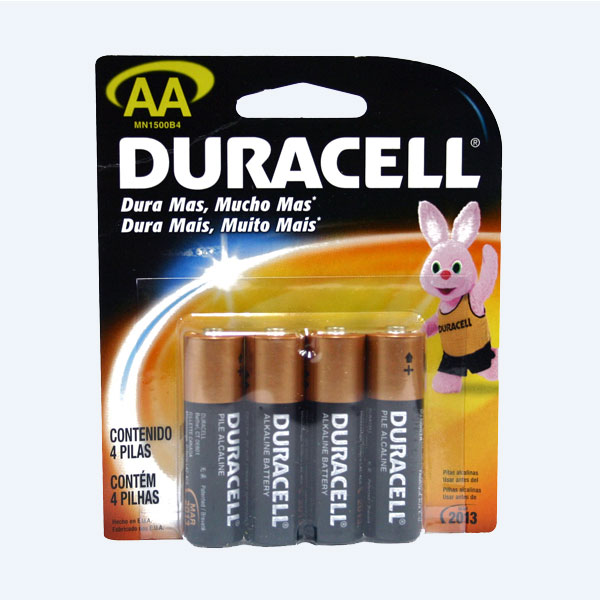Pila Duracell, tamaño AA
