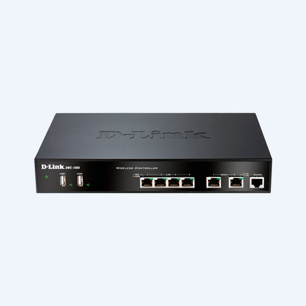 Switch D-Link DWC-1000, Centralizado de Control Inalámbrico, 4 Puertos LAN, USB