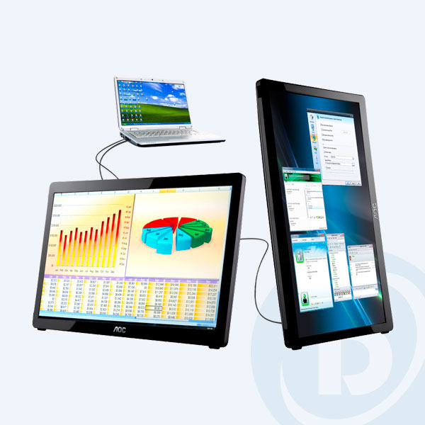 E1649FWU - Monitor Led AOC Port&aacute;til E1649FWU 1366X768, 15.6'', USB, Widescreen