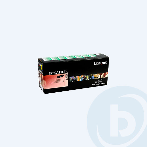 E260A11L - T&oacute;ner Lexmark, Negro, 3500 p&aacute;ginas, Rendimiento Est&aacute;ndar, para E260/E360/E460