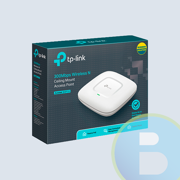 EAP110-OUTDOOR - Access Point  TP LINK EAP110, Wireless Externo 802.11N/G/B 300Mbps, aire libre