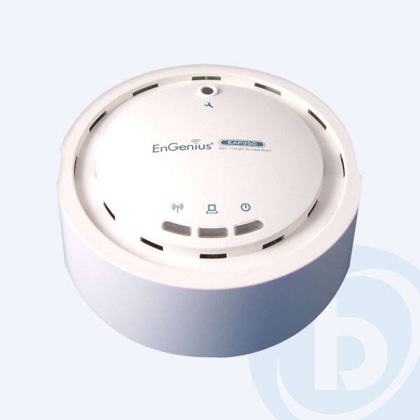 EAP350 - Access Point/Repetidor Inal&aacute;mbrico Engenius EAP350, 300Mbps, PoE, para Interior, Alta Potencia 800mW Gigabit