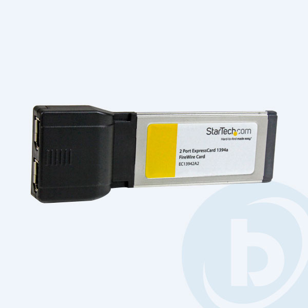 EC13942A2 - Tarjeta Express Card StarTech.com, 400Mbps, 2 puertos Firewire, ExpressCard/34