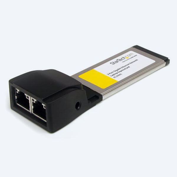 Tarjeta PCI Express StarTech.com EC2000S, 10/100/1000 Mbps, 2 Puerto, ExpressCard/34