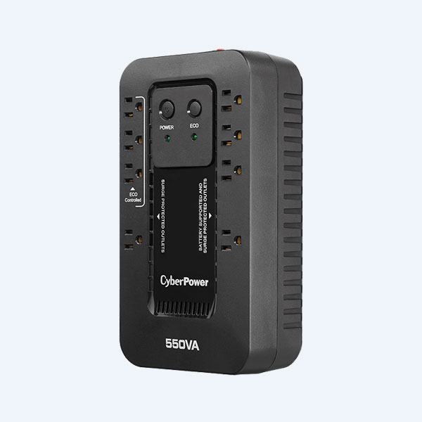 No Break CyberPower EC550G, NDBY ECO 550VA/330W 8 CONT. C/PROT.LINEA