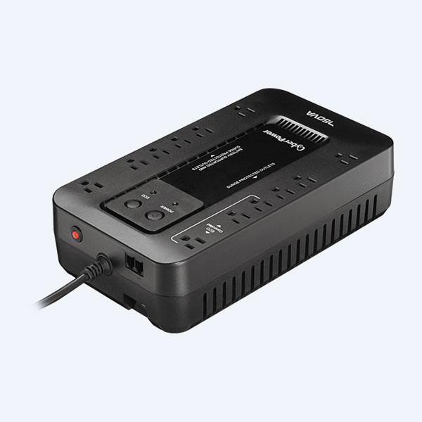 No Break CyberPower EC750G, 750VA, 450Watts, 12 Contactos, con Protección de Línea